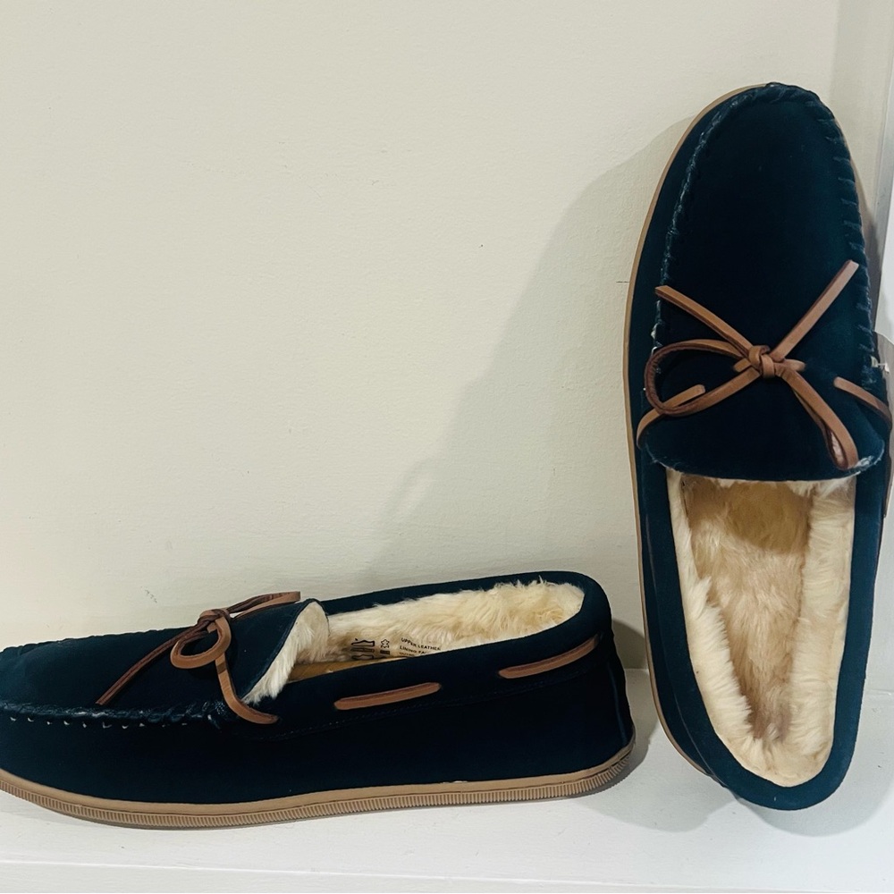 J. Crew Factory Dark Blue Loafers